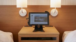 Get used to electronic devices. Nagasaki’s Henn-na Hotel featuring Robots at your service. tablet.jpg
