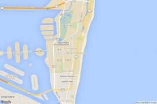 Map of The Ritz-Carlton South Beach