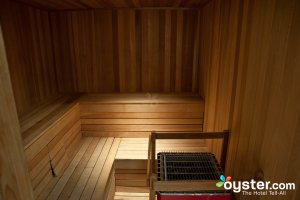 The spa's sauna