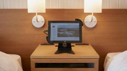 Get used to electronic devices. Nagasaki’s Henn-na Hotel featuring Robots at your service. tablet.jpg