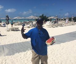 Ritz-Carlton Aruba beach attendant