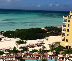 Ritz-Carlton Aruba club lounge balcony