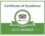 TripAdvisor Certificate of Excellence