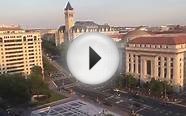 Washington DC panorama from JW Marriott Hotel Balcony